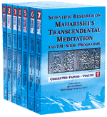Sept volumes de recherches sur la Méditation Transcendantale
